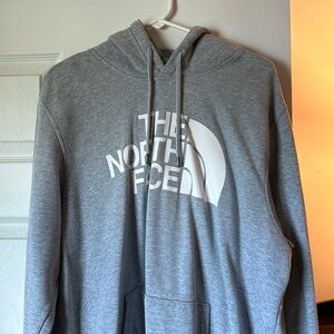 The north face gray men's xl hoodie